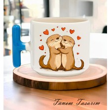 Tanem Bardak Kahve Çay Fincanı Hediye Sevgili Gün 016 - T Kulp Kupa