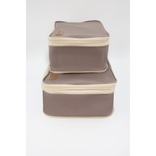 Nubajka Valiz, Dolap ve Çekmece Içi Düzenleyici 2'li Büyük Seyahat Organizer Seti  | Pratik, Hafif ve Dayanıklı