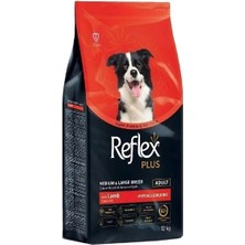 Üreticiniz Reflex Plus Kuzu Etli Orta ve Büyük Irk Yetişkin Köpek Maması 12 kg 481348