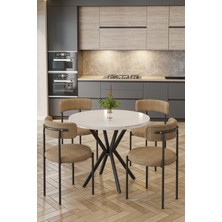 Baresmu Tedbar Sandalye 4 Kişilik - Teddy Sandalye Modern Tasarım