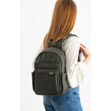 VB Collection Unisex Su Geçirmez Paraşüt Kumaş Çok Gözlü Sırt Çantası