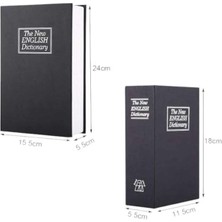 Toptan Bulurum Büyük Boy Anahtarlı Kitap Görünümlü Gizli Kasa Çelik Kasa Altın Kasası