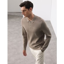 Marks & Spencer Relaxed Yarım Fermuarlı Polo Üst