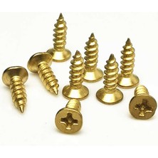 Toptan Bulurum Klips, Menteşe, Ayak, Ağaç, Sunta Vidası 2,2x6,5mm  Sarı 1000 Adet