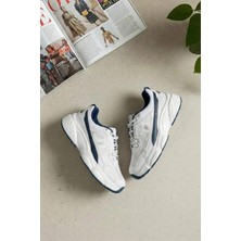 Ayakkabı Fuarı Elit YSFLT329 Kadın Klasik Sneaker Beyaz - Lacivert