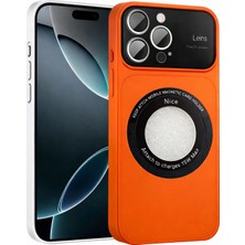 Nexiva iPhone 13 Pro  Için Kılıf (17 Pro Max Görünümlü) Magsafe Şarj Özellikli Kamera Korumalı Pc Çevirici Kapak