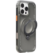 Torras iPhone 16 Pro Max Uyumlu O Stand Spin Air Serisi Magsafe Kılıf