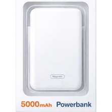 Fox Bilkayshop Kalitesi Ile Magsafe Battery Pack Iphone Modelleriyle Uyumlu Powerbank Magsafe Kablosuz Şarj Cihazı 5000 Mah