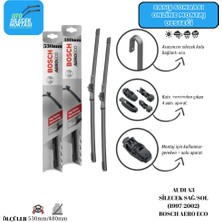 Audi A3 (1997-2002) Ön Sağ-Sol Silecek Bosch Aeron Eco 530MM/480MM