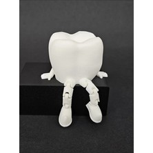 KMA Tekstil Oynar Eklemli Diş Figürü – Esnek ve Eğlenceli Dekoratif Model