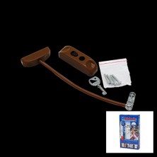 Go İthalat Kahverengi Halatlı Anahtarlı Emnyet Kilit (5468)