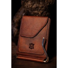 Lenax Tokyo Hakiki Dana Derisi Erkek Kartlık ve Cüzdan – 12 Kart Bölmeli, Mandallı Para Bölmeli, Mıknatıslı Kapaklı Premium Gerçek Deri Kartlık ve Cüzdan