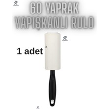 Romingo Tüy Toplayıcı Rulo 1 Adet Yapışkanlı Rulo 60 Yaprak Rulo
