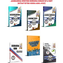 Askeri Sınav Kitapları Jandarma Misyon Koruma Sınavına Hazırlık Kitapları 6’lı Set