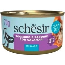 Üreticiniz Schesir Sos Içinde Sardalya ve Uskumrulu Yetişkin Konserve Kedi Maması 1 Adet 70 gr