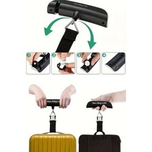 Gampus Portatif Tasarım Elektronik Bagaj Bavul Çanta Poşet Kantarı Pratik Dayanıklı El Tartısı