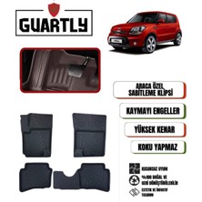 Guartly Kia Soul 2008-2013 Uyumlu Araca Özel Premium 4d Havuzlu Paspas Takımı