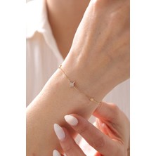 Yavuz Kuyumculuk 14 Ayar Altın Kuzey Yıldızı Bileklik