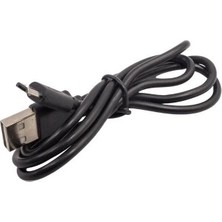 Voltaj Mikro USB Kablo Siyah - 75 cm