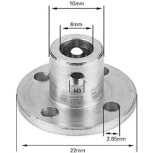 Voltaj 6mm Motor Bağlantı Aparatı - Alüminyum Göbek