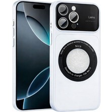 Nexiva iPhone 15 Pro  Için Kılıf (17 Pro Max Görünümlü) Magsafe Şarj Özellikli Kamera Korumalı Pc Çevirici Kapak