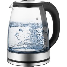 Ayt Crown CRW-7204 1500W 1.8 Litre Cam Hazneli Su Isıtıcı Mutfak Kettle