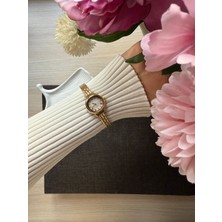 Rubsey Retro Minimal Metal Kordon Vintage Kadın Kol Saati