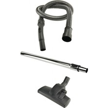 ShopyTime Arnica Bora Süpürge Çelik Telli Kilitsiz Hortum, Emici Başlık, Teleskopik Boru Set