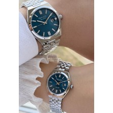 Ferucci Ferrucci Sevgili ve Çiftlere Özel Çelik Kordon 2 Yıl Garantili 3 Atm Çift Kol Saati CFT.SG001.06