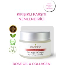 Gülamour Gül Yağı+Kolajen Nemlendirici Cilt Bakım Kremi