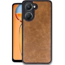 Storozal Newface Vivo Y18 Kılıf Aras Deri Kapak - Taba