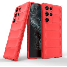 Cavora Galaxy S23 Ultra Kılıf Esnek Tpu Oyuklu Arka Yüzey Tasarımlı Etnik Silikon Kapak