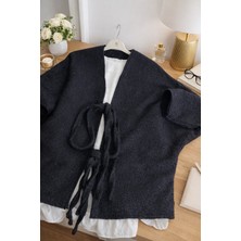 Nsade Kışlık Bağcıklı Standart Beden Kadın Ceket