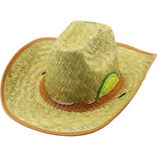 Go İthalat Hasır   Erkek   Foter   Kovboy Şapka   Pls.bez Kenar - Kuşak (5468)