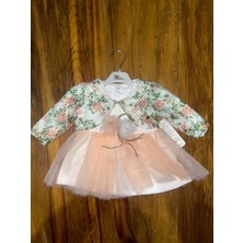 9-18 Aylık Prenses Elbise Pudra