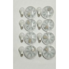 İNWATT Genel Glop Tavan Armatür 8 Adet + 8 Ampul Dekoratif Porselen Duylu 1.kalite Ekonomik Banyo-Wc-Balkon-Antre-Koridor