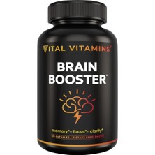 Vital Vitamins Brain Booster - Hafıza Odak Zihinsel Netlik Takviye Edici Gıda