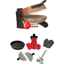 Gözdehome Erato Taşfırınım Doğal Taş Tabanlı Pizza Makinesi Taş Fırın Seti Hediyeli