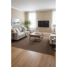 Halı Sepeti Antik 1806 Kahve Hav Toz Vermez Kolay Temizlenen Salon Halısı Yolluk Koridor Halısı