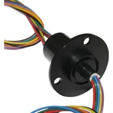 Voltaj 8 Kanallı Döner Kablo Mafsalı. Flanşlı SRC-22-0805A