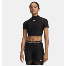 Under Armour Kadın Ua Heatgear Crop Mock Kısa Kollu T-Shirt 6010006-008