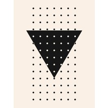 Fuart.Co Boho Siyah Delta Bohem Serisi Duvar Posteri Dijital Baskı (Çerçevesiz) Hbfu