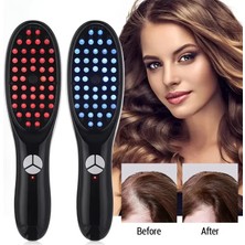 Go İthalat ​​buharlı Titreşimli ve Kırmızı Mavi Işık Terapili Kafa ve Saç Bakım Tarağı (5440)