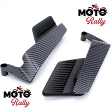 Mr MotoRally Yarasa Ayna Ayrlanabilir  Karbon Naked Modeller 250 Nk- Drift L - Z 250 Sl- Benelli 125 S - mt 25 -Mt 07 3028