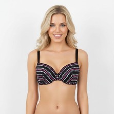 Bonbon Kadın Destekli Balenli Kalp Desenli Sütyen BB2160