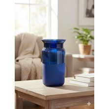 Cemile Lacivert Silindir Vazo 29X15