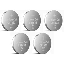 MiraLive Yuma CR1632 Süper Lityum 3V 5’li Kart Düğme Pil