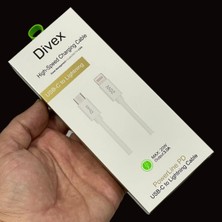Divex 3.0A 20W Type-C To Lightning hızlı Şarj Data Kablosu DC-142