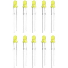 Voltaj 3mm Sarı Led Paketi - 10 Adet