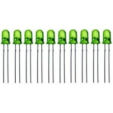 Voltaj 5mm Yeşil Led Paketi - 10 Adet